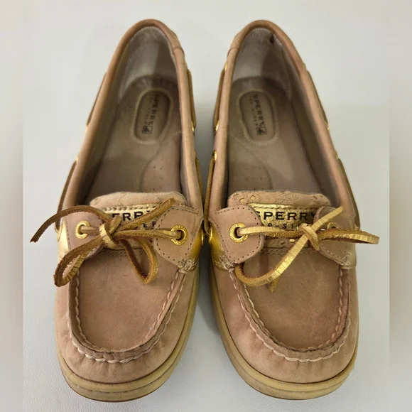 Sperry Gold Metallic Boat Shoes - Top-Sider - Picture 11 of 11